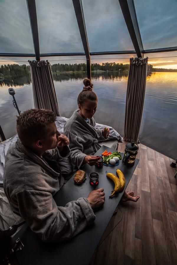 Люкс-шатры Arctic Lake Experience Oulujärvi Igloos Каяани